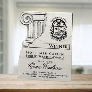 Chiseled Column Plaque 9" x 12"