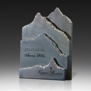 Chiseled Slate Telluride Plaque 7x9
