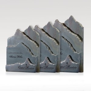 Chiseled Slate Telluride Plaque 7x9