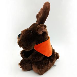 Christmas 8" Brown Plush Moose