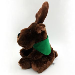 Christmas 8" Brown Plush Moose