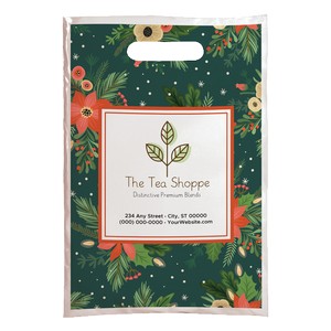 Christmas Scatter Design 3 Plastic Bags (12" x 15")