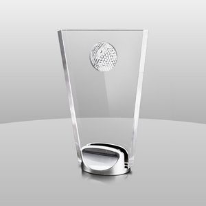 Chrome & Metal Base Award (6"x4"x2")