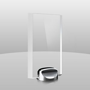 Chrome Metal Base Award (8"x4 1/2"x2")