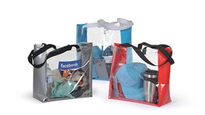 Chromium Patent Vinyl Tote Bag w/ 24" Handle (12"w x 12"h x 5"d)
