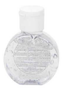 "CirPal" 1 oz Compact Hand Sanitizer Antibacterial Gel in Round Flip-Top Squeeze Bottle