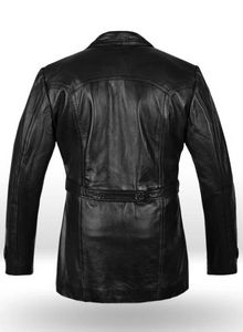 Classic Leather Trench Coat