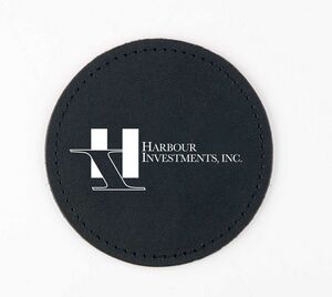 Classic Round Leather Coasters