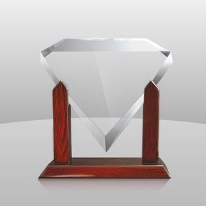 Clear Diamond Award (10"x9"x3")