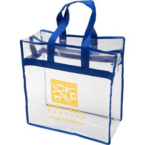 Clear PVC Zipper Tote