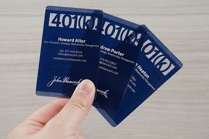 Clear Plastic Business Cards