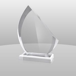 Clear Sail Shape Award (9"x6"x2")