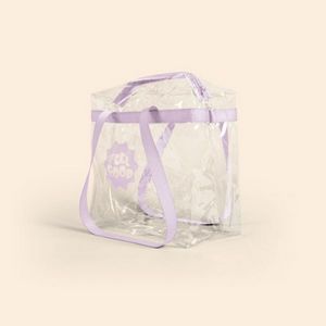 Clear Vinyl Tote w/Zipper