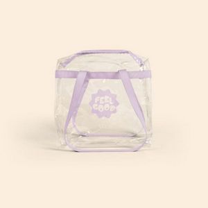 Clear Vinyl Tote w/Zipper