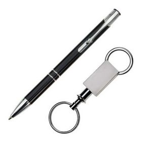 Clicker Pen/Keyring Gift Set