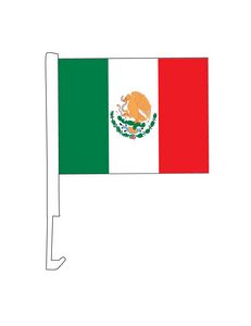 Clip On Mexico Car Window Flag