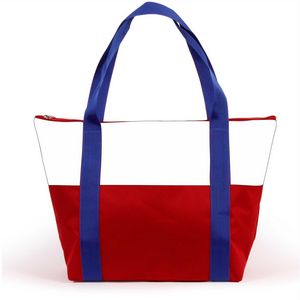 Club Tote Bag with Top Color Panel