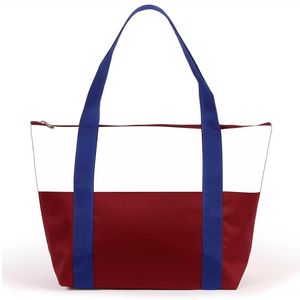 Club Tote Bag with Top Color Panel