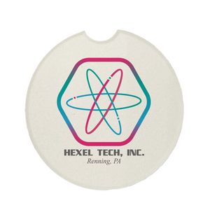 CoasterStone Absorbent Stone Car Coaster - Single (2 5/8")-Bulk