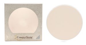 CoasterStone Round Absorbent Stone Coaster - 2 Pack (4 1/4")