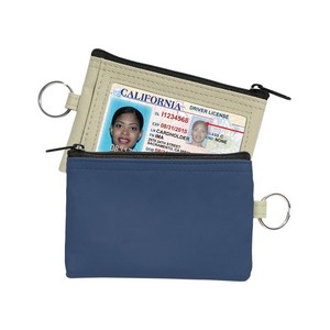 Coin Pouch W/Id Window & Split Ring