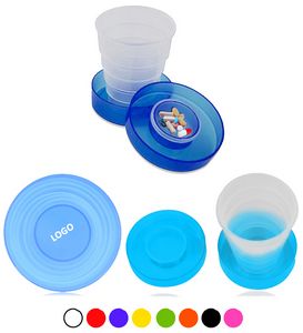 Collapsible Travel Cup Pill Holder