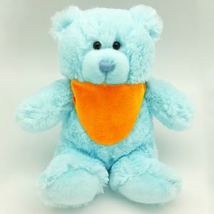 Colorful Cuties 8" Sitting Bear - Light Blue