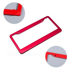 Colorful Metal License Plate Frame
