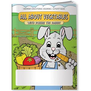 Coloring Book - All About Vegetables with Robbie Rabbit