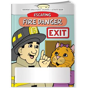Coloring Book - Escaping Fire Danger
