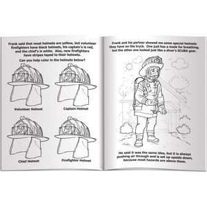Coloring Book - Firefighters in Uniform