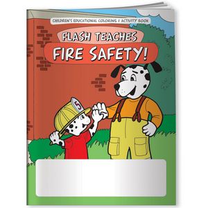 Coloring Book - Flash Teaches Fire Safety!