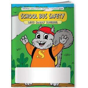 Coloring Book - School Bus Safety with Sammy Squirrel