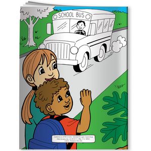 Coloring Book - School Bus Safety with Sammy Squirrel