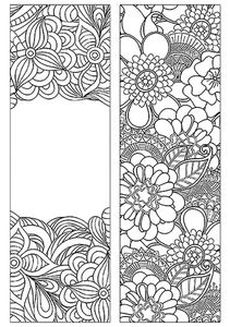 Coloring Bookmark - Nature