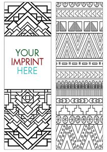 Coloring Bookmark - Patterns