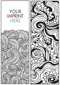 Coloring Bookmark - ZenDoodle