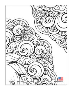Coloring Journal Book - Digest Style 7" x 9"