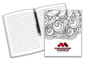 Coloring Journal Book - Digest Style 7" x 9"