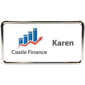 Columbus Metal Name Badge (standard 3 x 1-5/8)