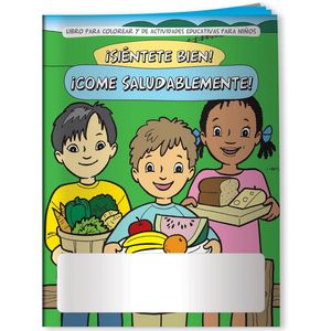 Combo Pack - CB1005S Coloring Book & 4-Pack of Crayons in a Poly Bag