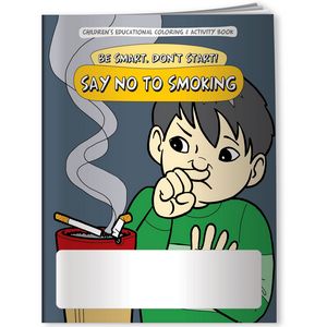 Combo Pack - CB1016 Coloring Book & 4-Pack of Crayons (Imprinted) in a Poly Bag