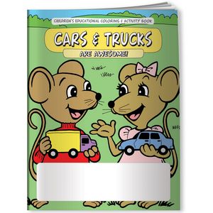 Combo Pack - CB1053 Coloring Book & 4-Pack of Crayons in a Poly Bag