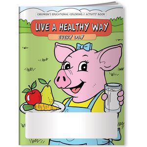 Combo Pack - CB1055 Coloring Book & 4-Pack of Crayons in a Poly Bag