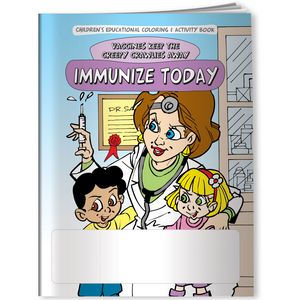 Combo Pack - CB1080 Coloring Book & 4-Pack of Crayons in a Poly Bag