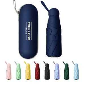 Compact Windproof Travel Umbrella with Foldable Design