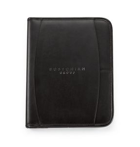 Contemporary Leather Writing Pad - Black