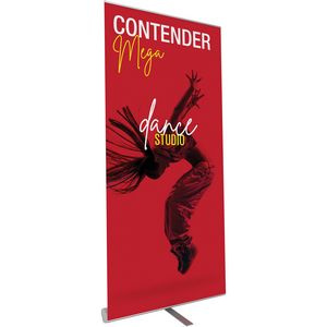 Contender Mega Silver Retractable Banner Stand