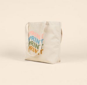Continued Daily Grind Natural Canvas Tote