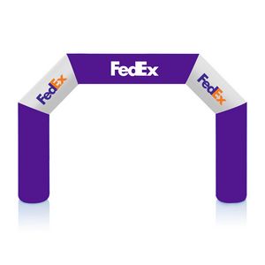 Continuous Air-Blown 20' Inflatable Arch (Full-Bleed Dye Sublimation) With Air Blower